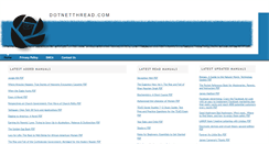 Desktop Screenshot of dotnetthread.com